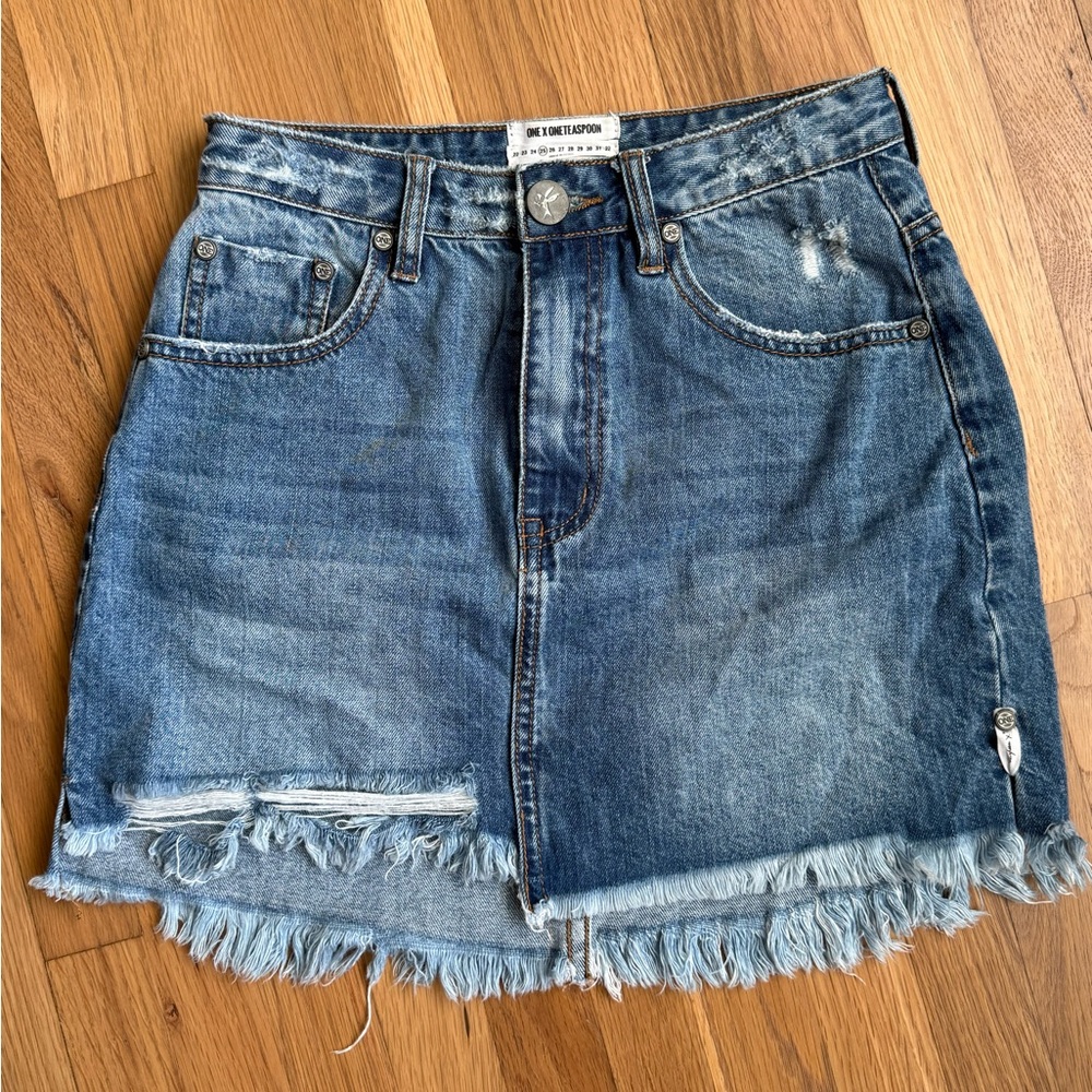 One x OneTeaspoon Mini Skirt Made for Free People Size 25